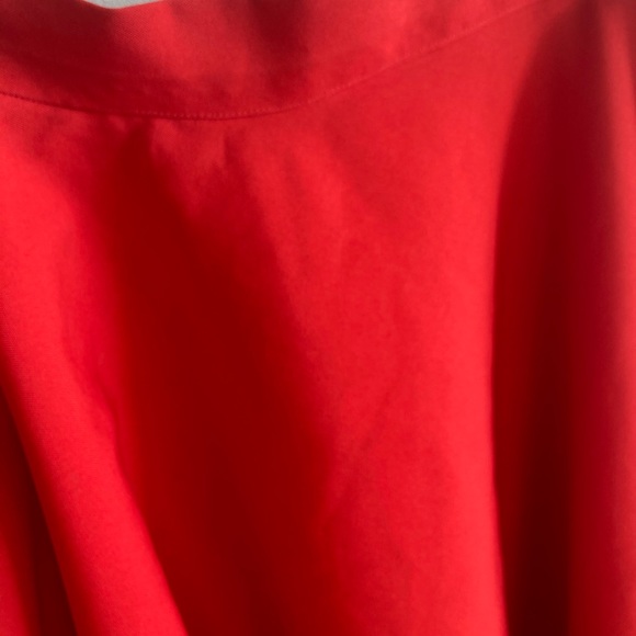 Circle Wrap Skirt - Red - Picture 7 of 8